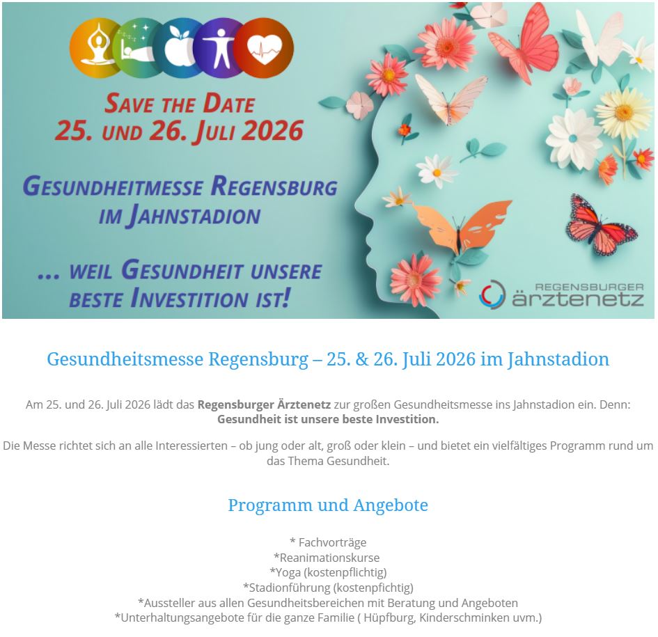Gesundheitsmesse Regensburg im Jahnstadion